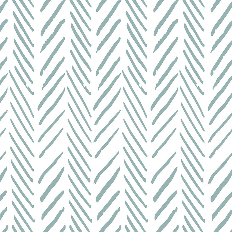 Modern Chevron (Blue) Removable Wallpaper