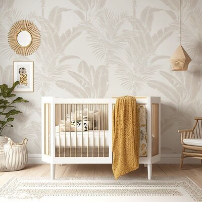Luxe Exotica II (Neutral) Removable Wallpaper (2 tones available)
