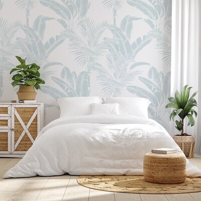 Luxe Exotica II (Hamptons Blue) Removable Wallpaper