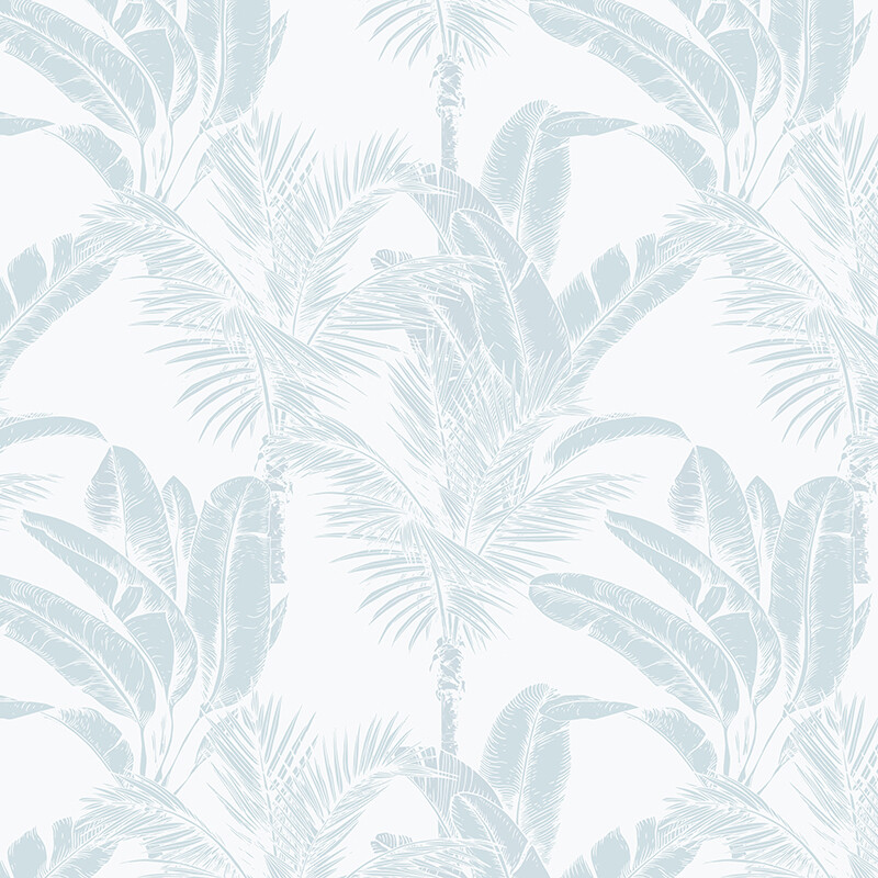 Luxe Exotica II (Hamptons Blue) Removable Wallpaper