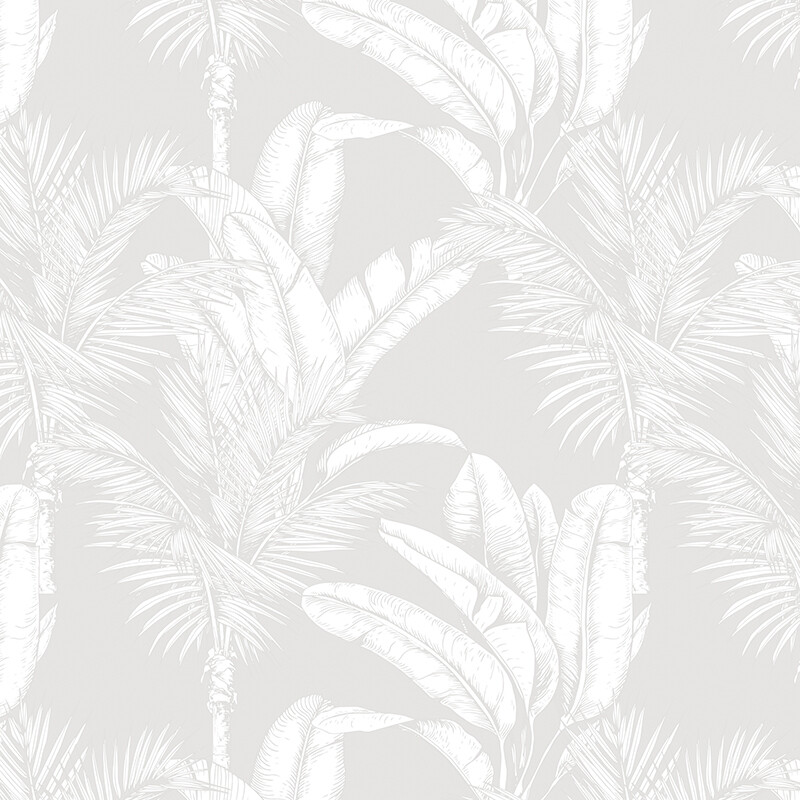 Luxe Exotica II (Grey) Removable Wallpaper (2 options)