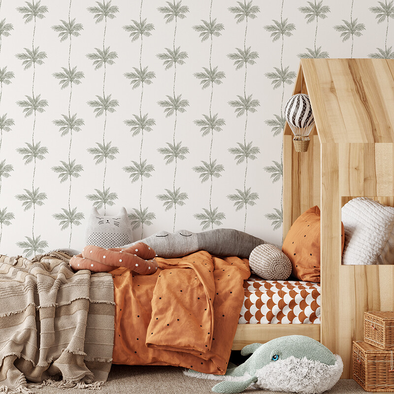 Summer Palms Removable Wallpaper