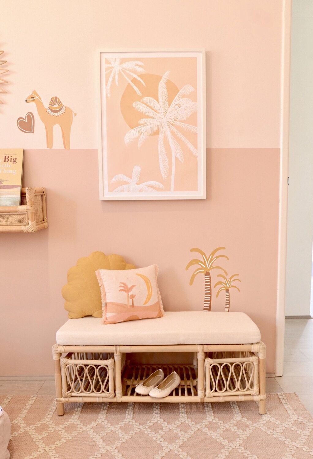 Sunset Palms (peach)