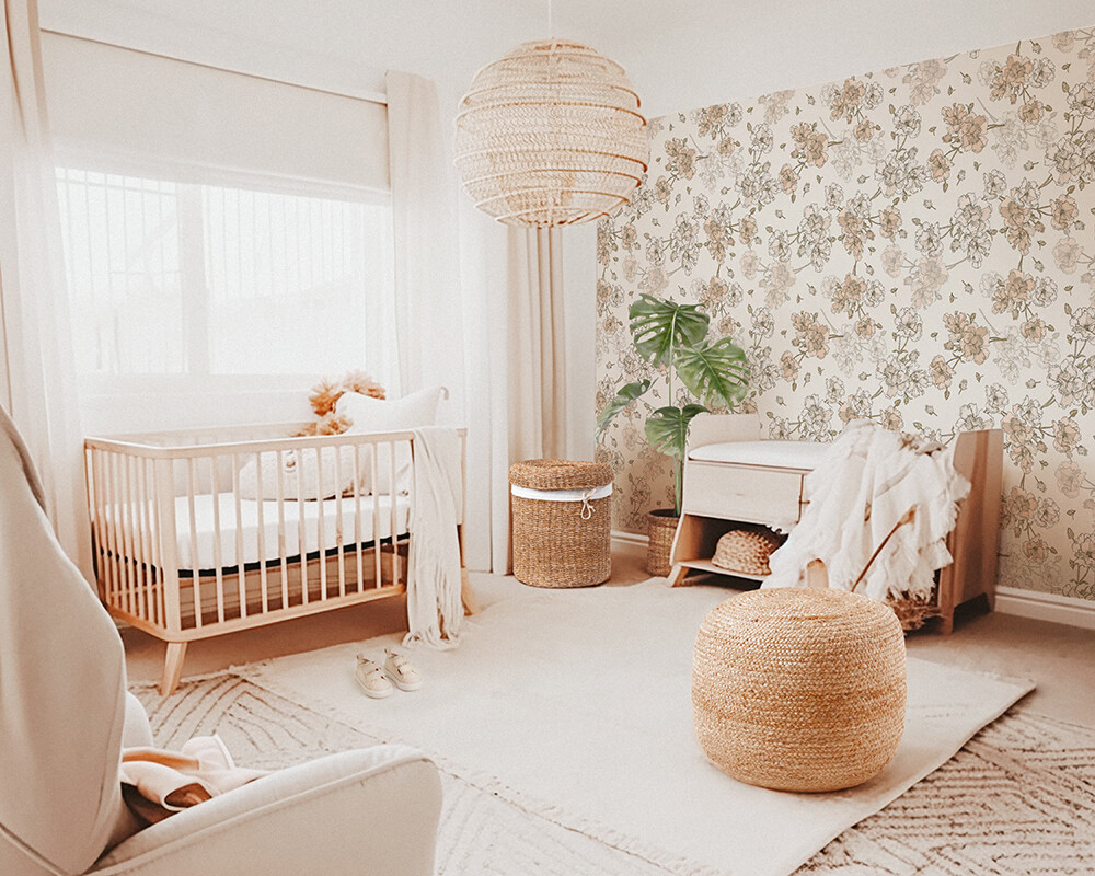 Boho Blooms Removable Wallpaper