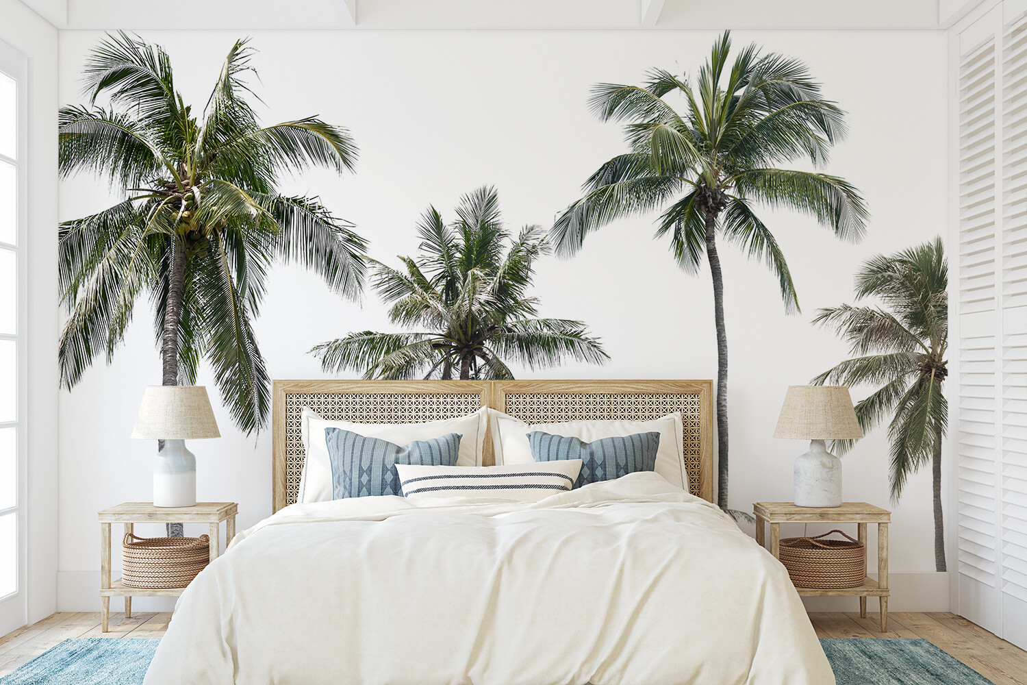 Natural Palms Removable Wallpaper