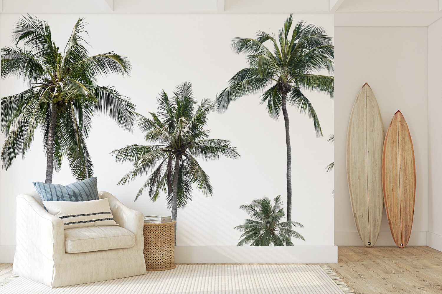 Natural Palms Removable Wallpaper