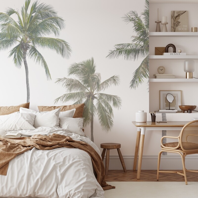 Natural Palms II Removable Wallpaper