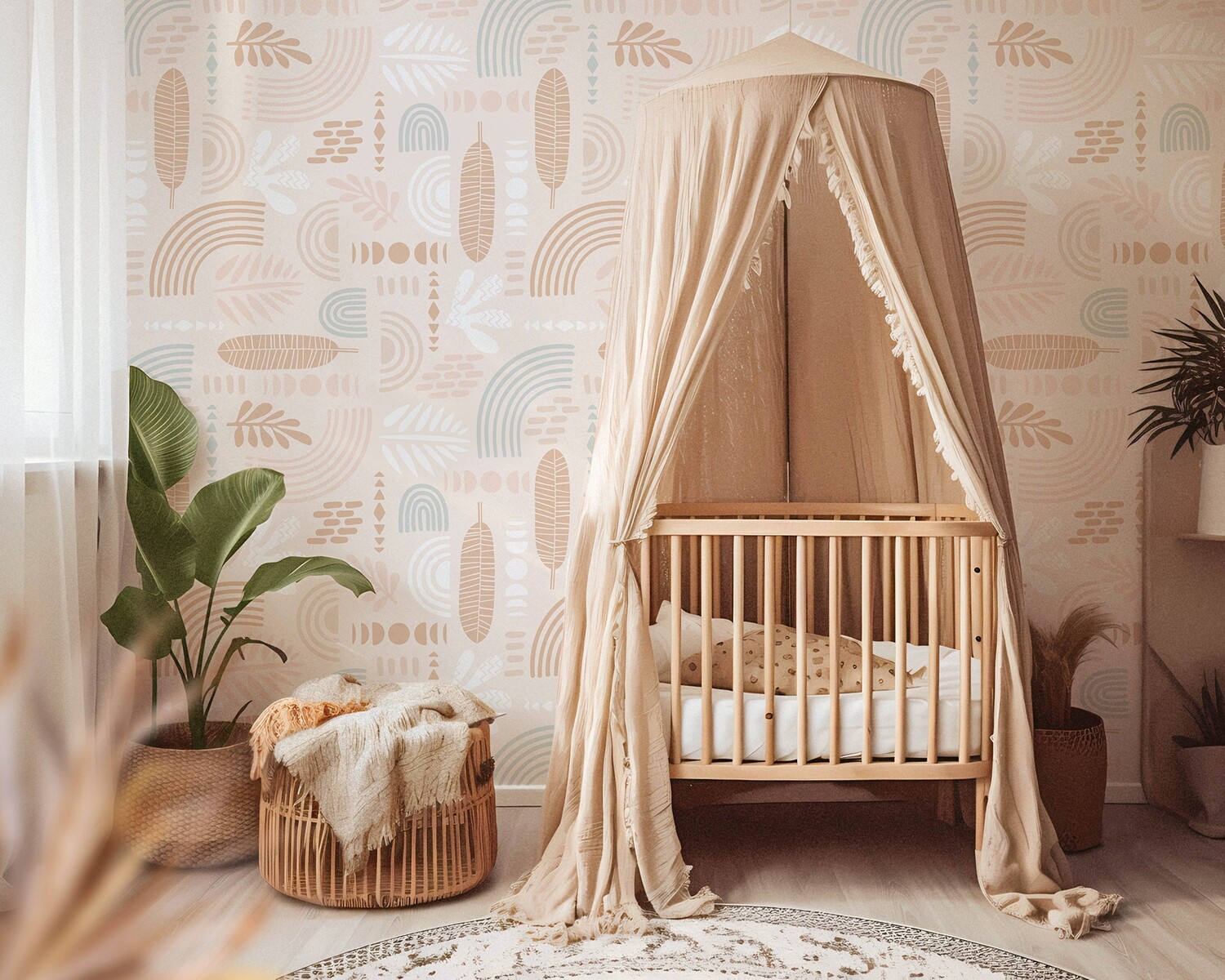 Nature Tribe Removable Wallpaper