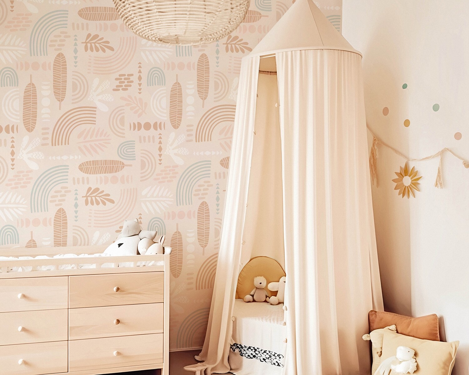 Nature Tribe Removable Wallpaper