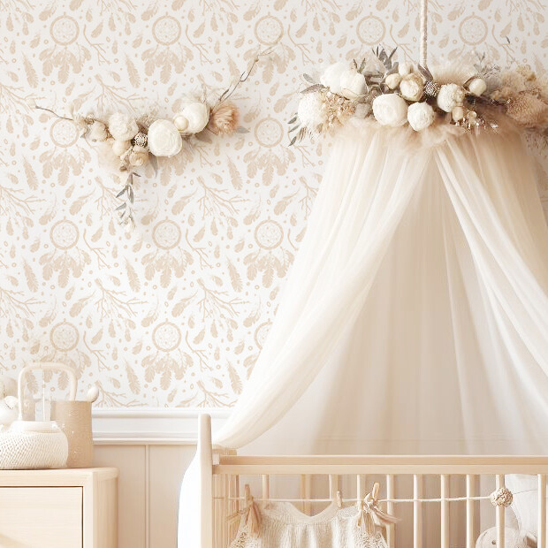 Boho Dreamcatchers Removable Wallpaper