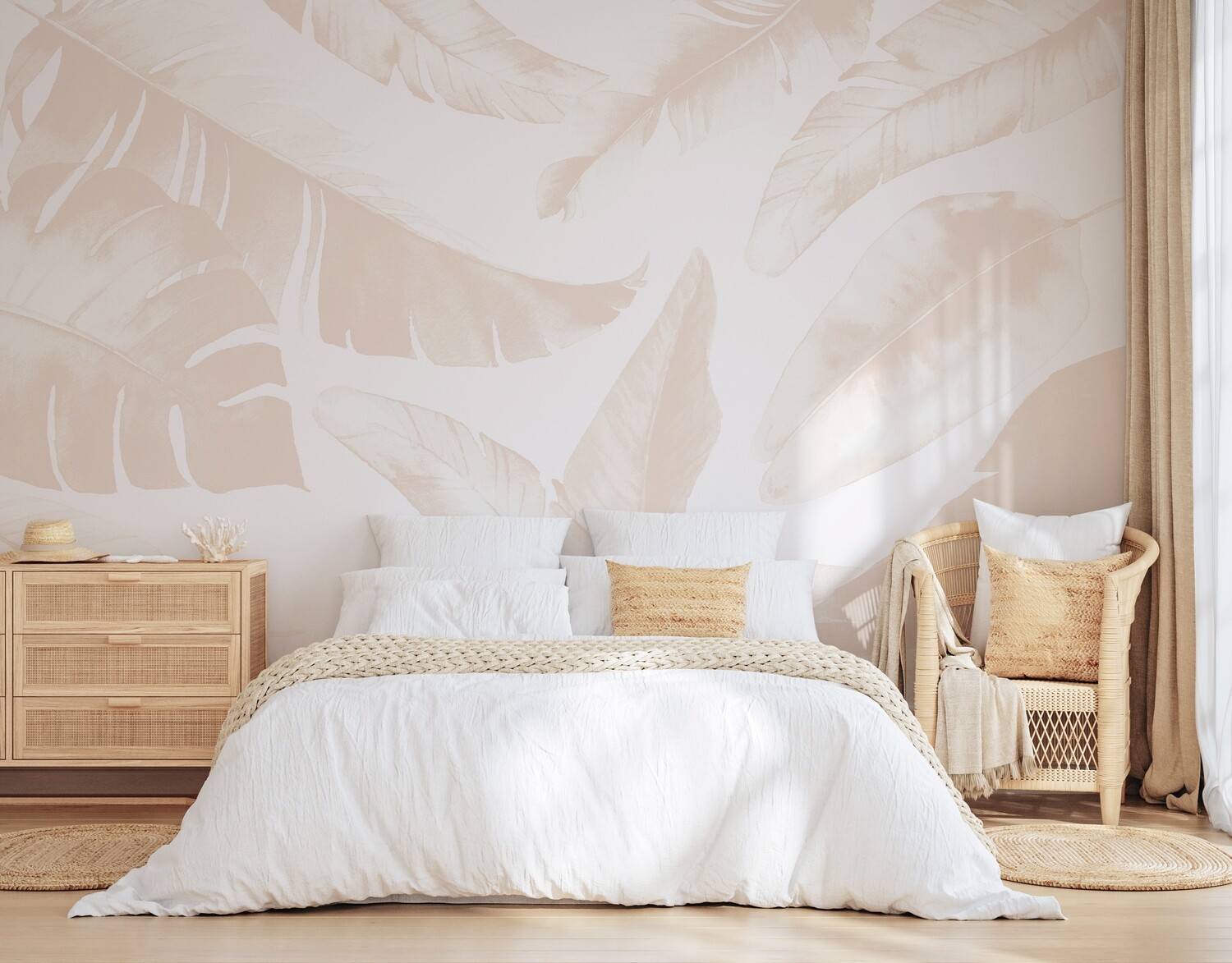 Paradise Palms Mural Removable Wallpaper (colour options)