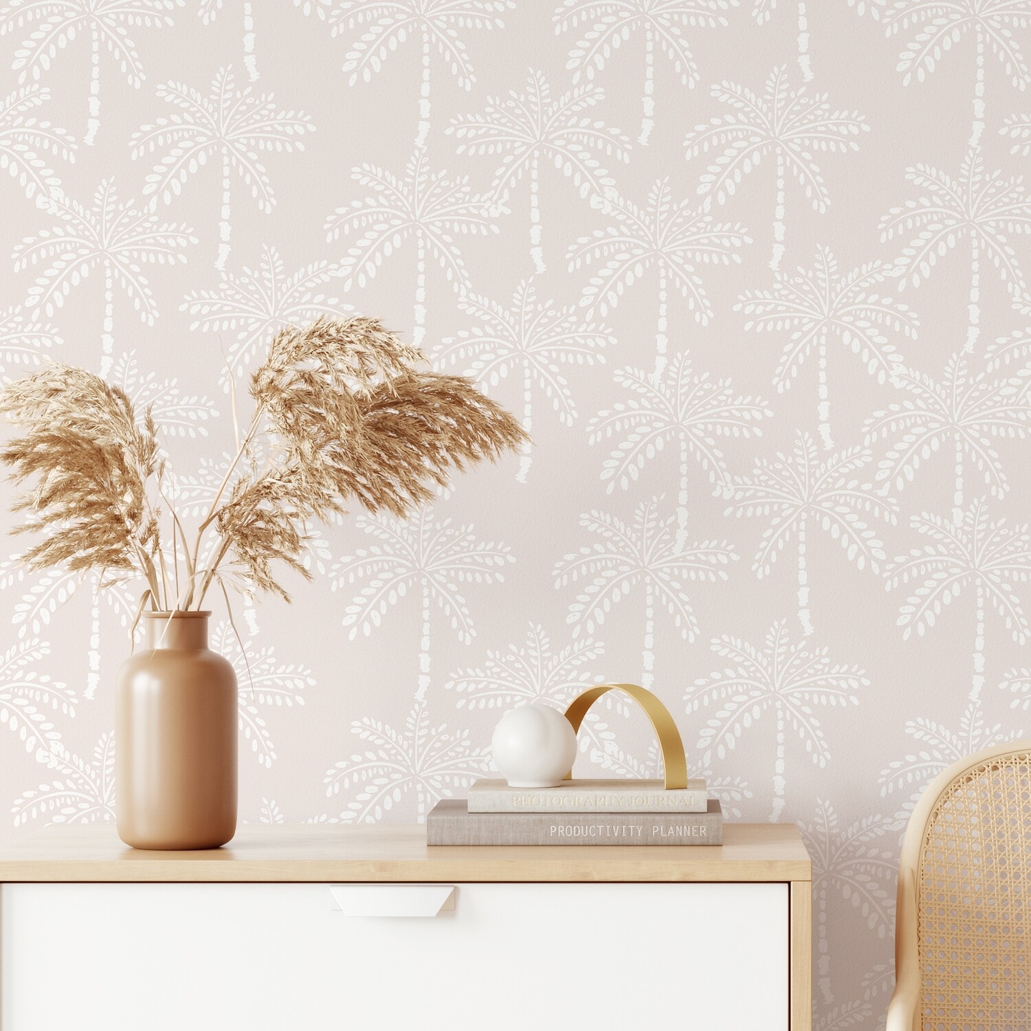 Caribbean Palms Removable Wallpaper (colour options)