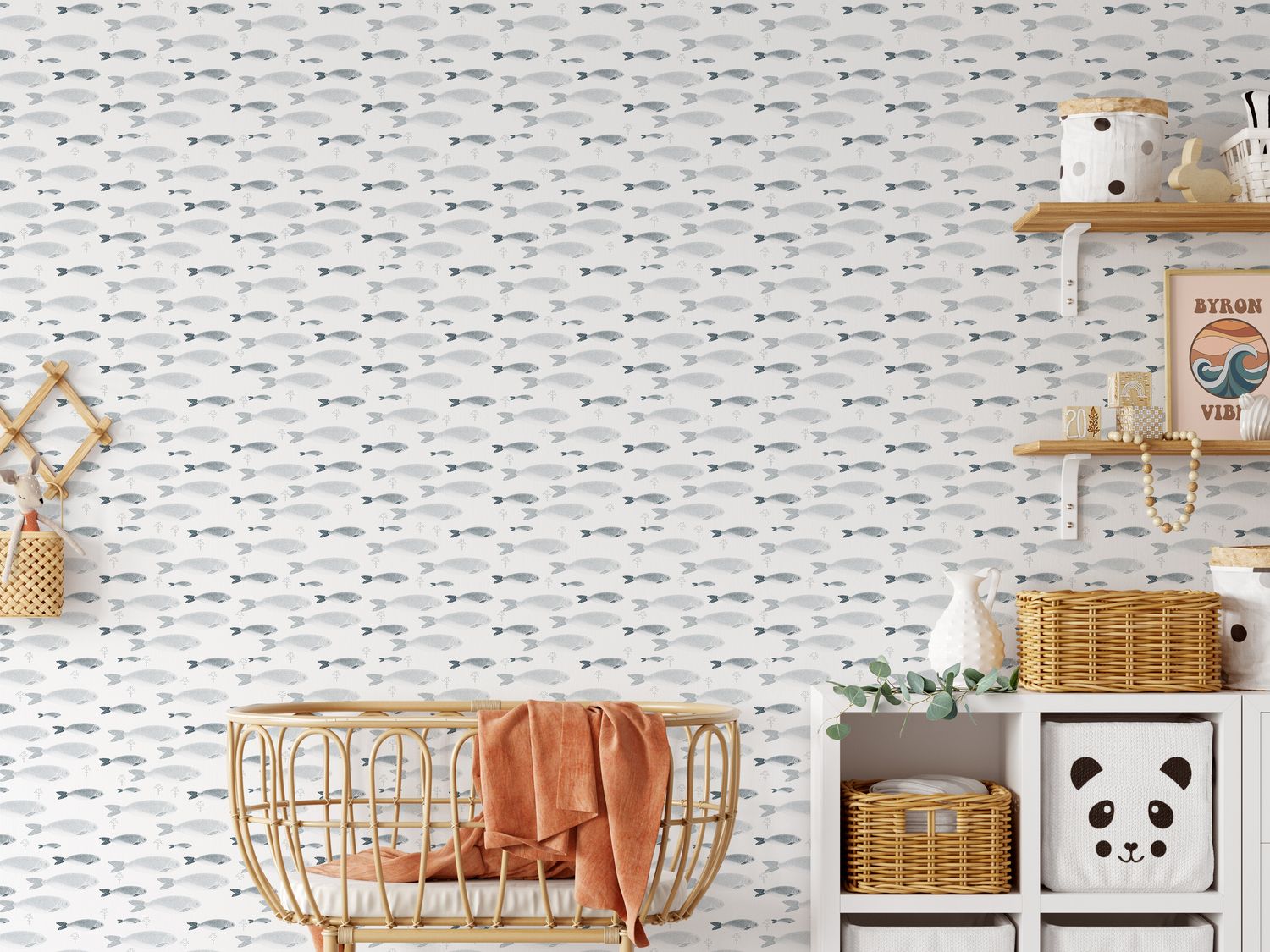 School of Fish Removable Wallpaper
