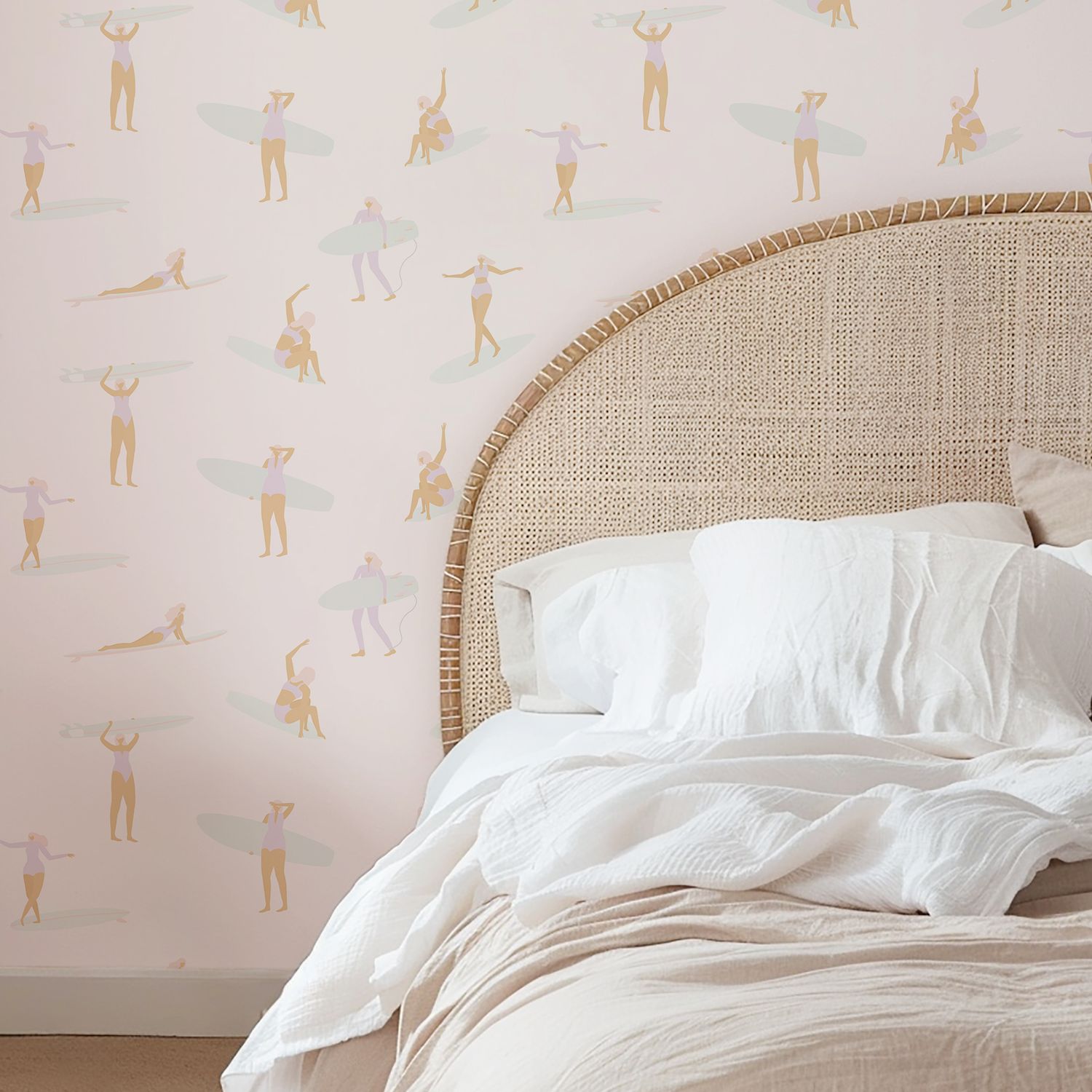 Surfer Girls Removable Wallpaper