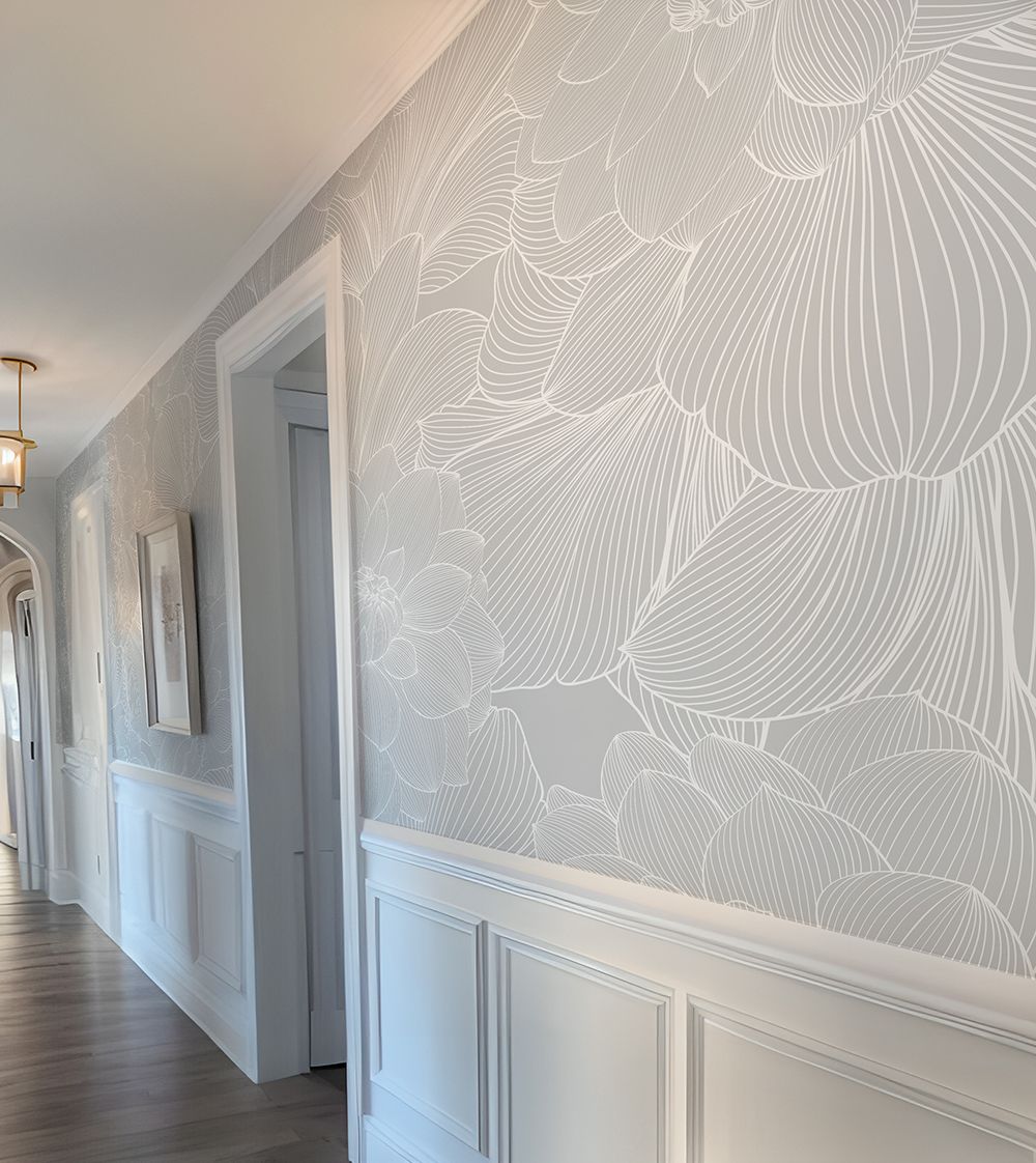 Elegance Removable Wallpaper (Grey)