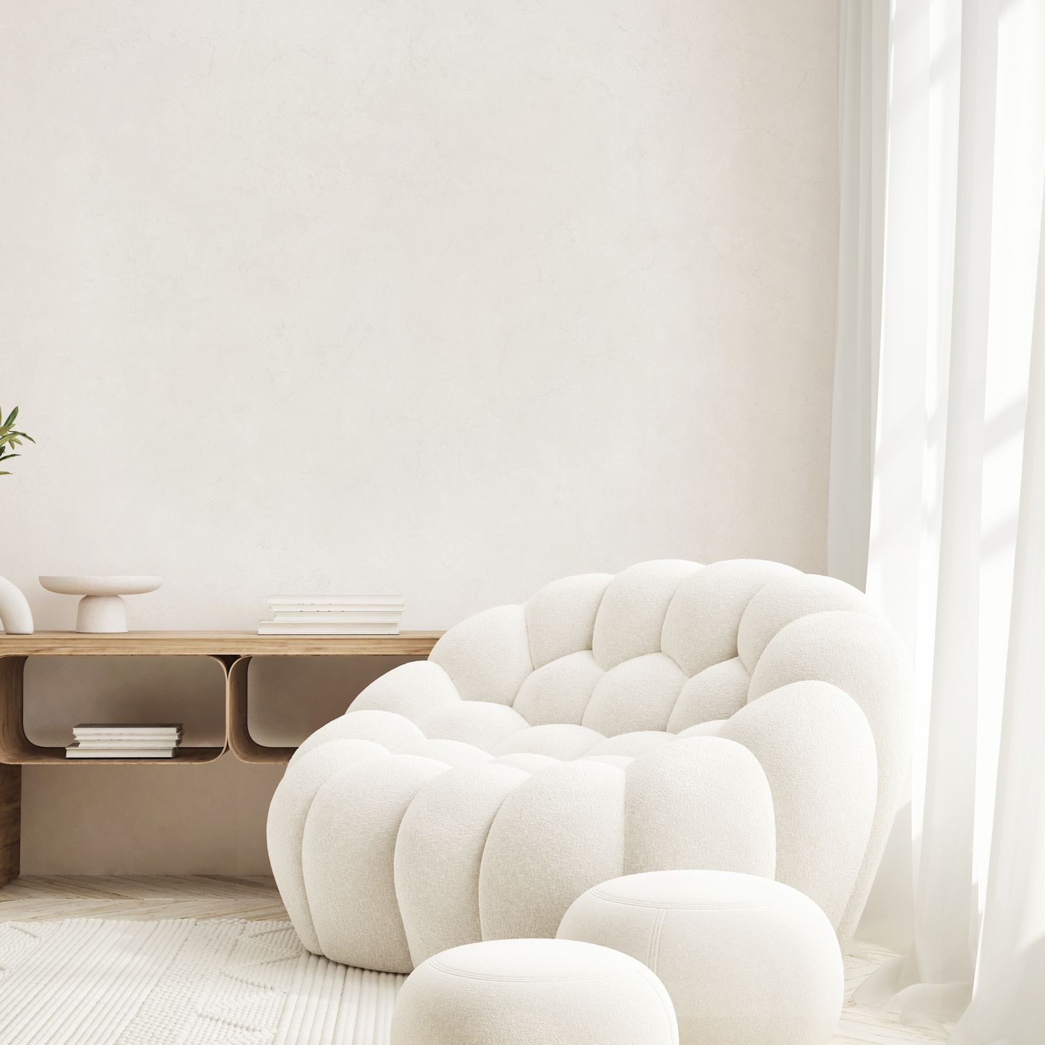 Neutral Texture Removable Wallpaper (Colour options)