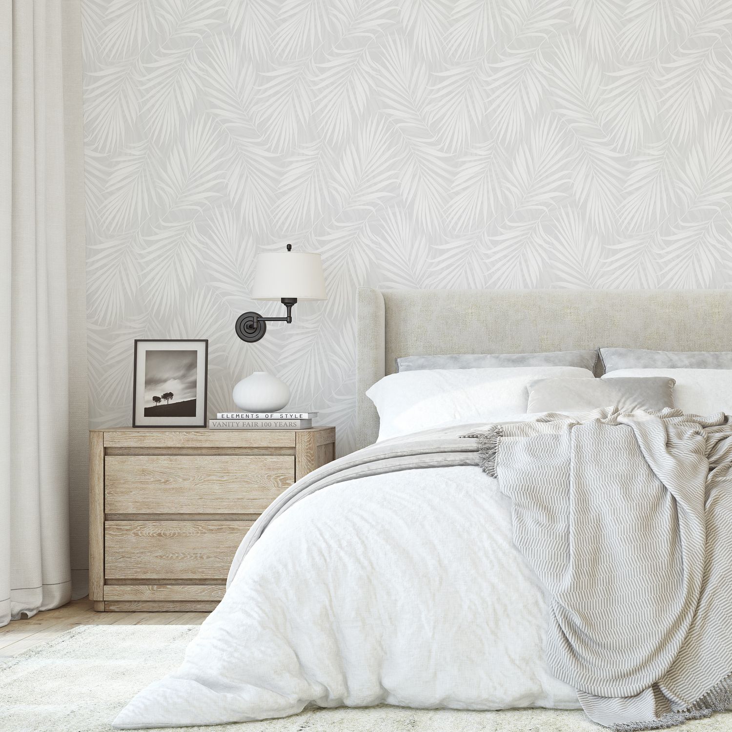 Luxe Fronds Removable Wallpaper (Colour options)