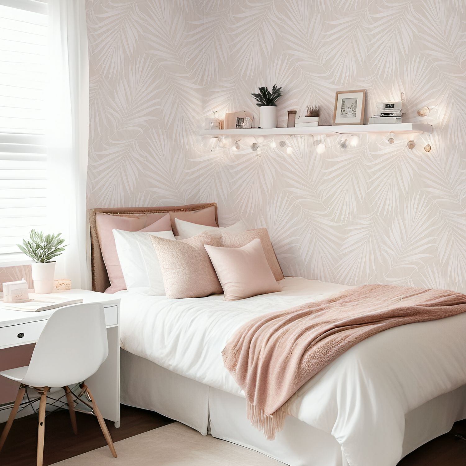 Luxe Fronds Removable Wallpaper (Colour options)