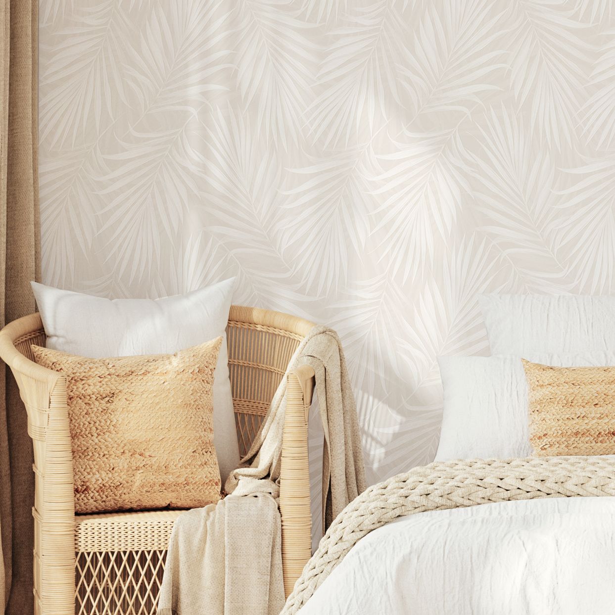 Luxe Fronds Removable Wallpaper (Colour options)