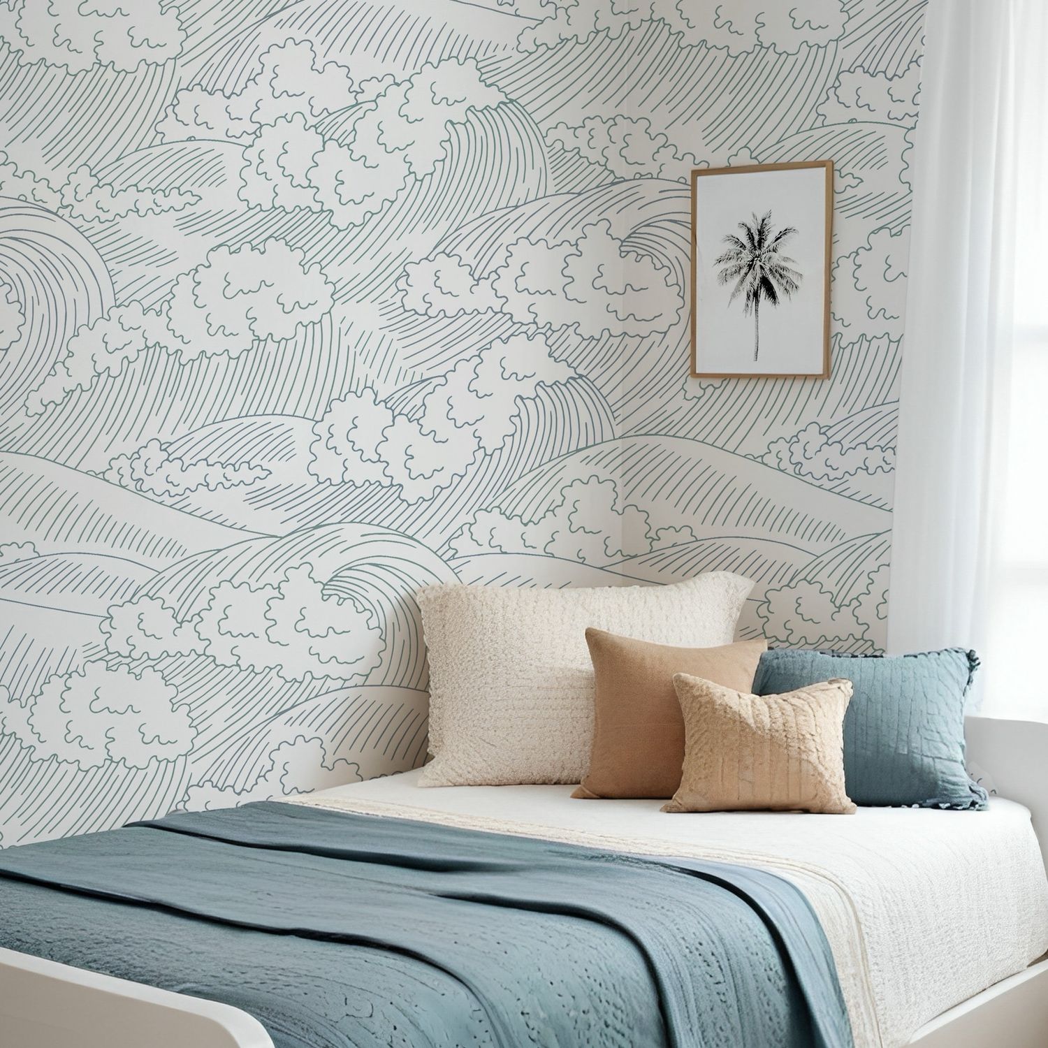 Ocean Waves Removable Wallpaper