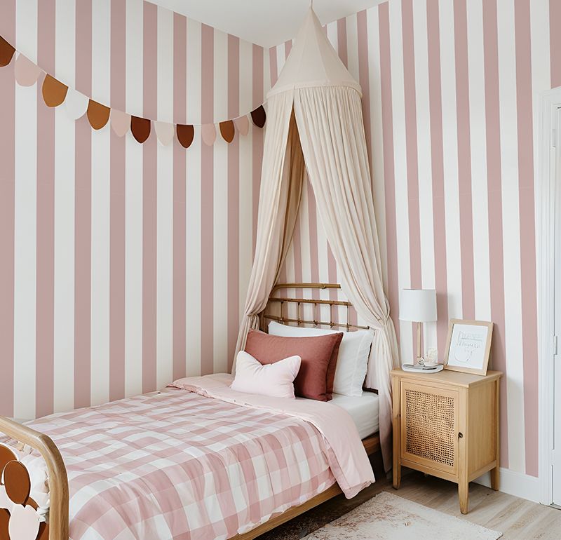 Stripes Removable Wallpaper (colour options)