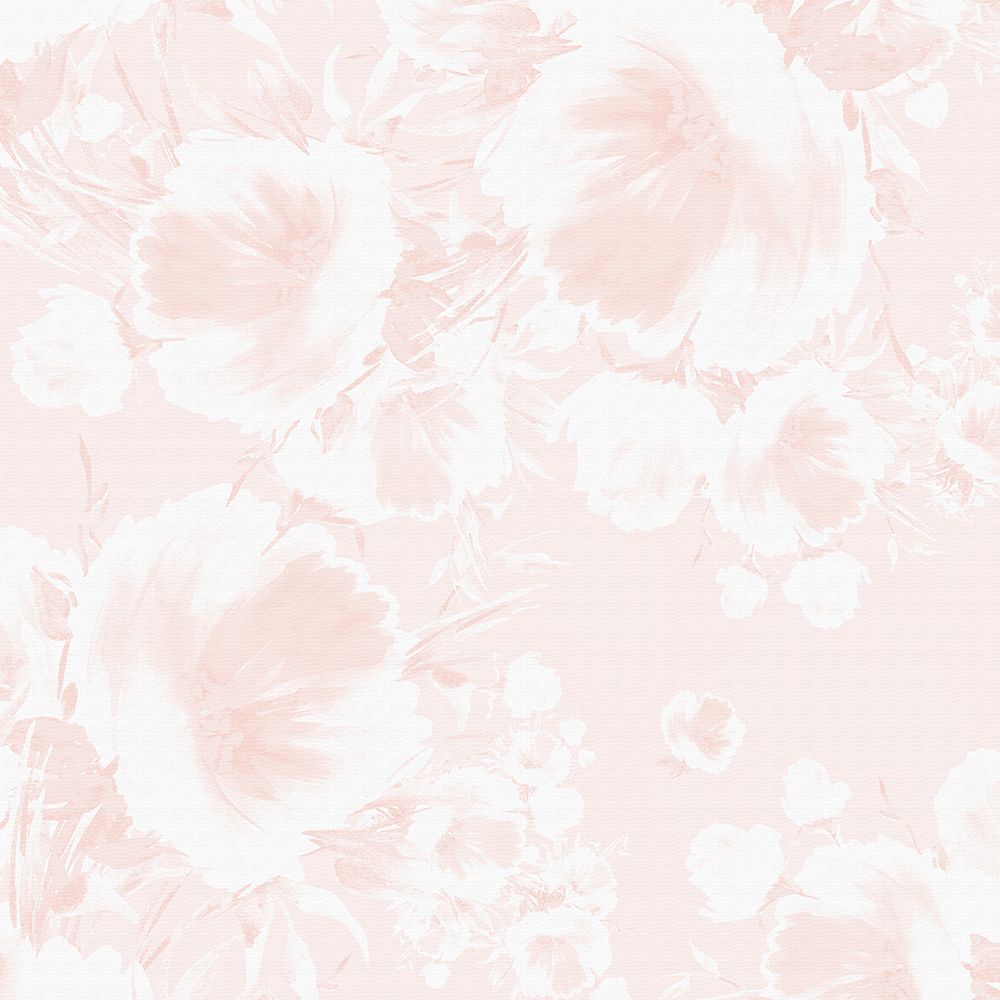 Blush Floral Bouquet (Pink) Removable Wallpaper