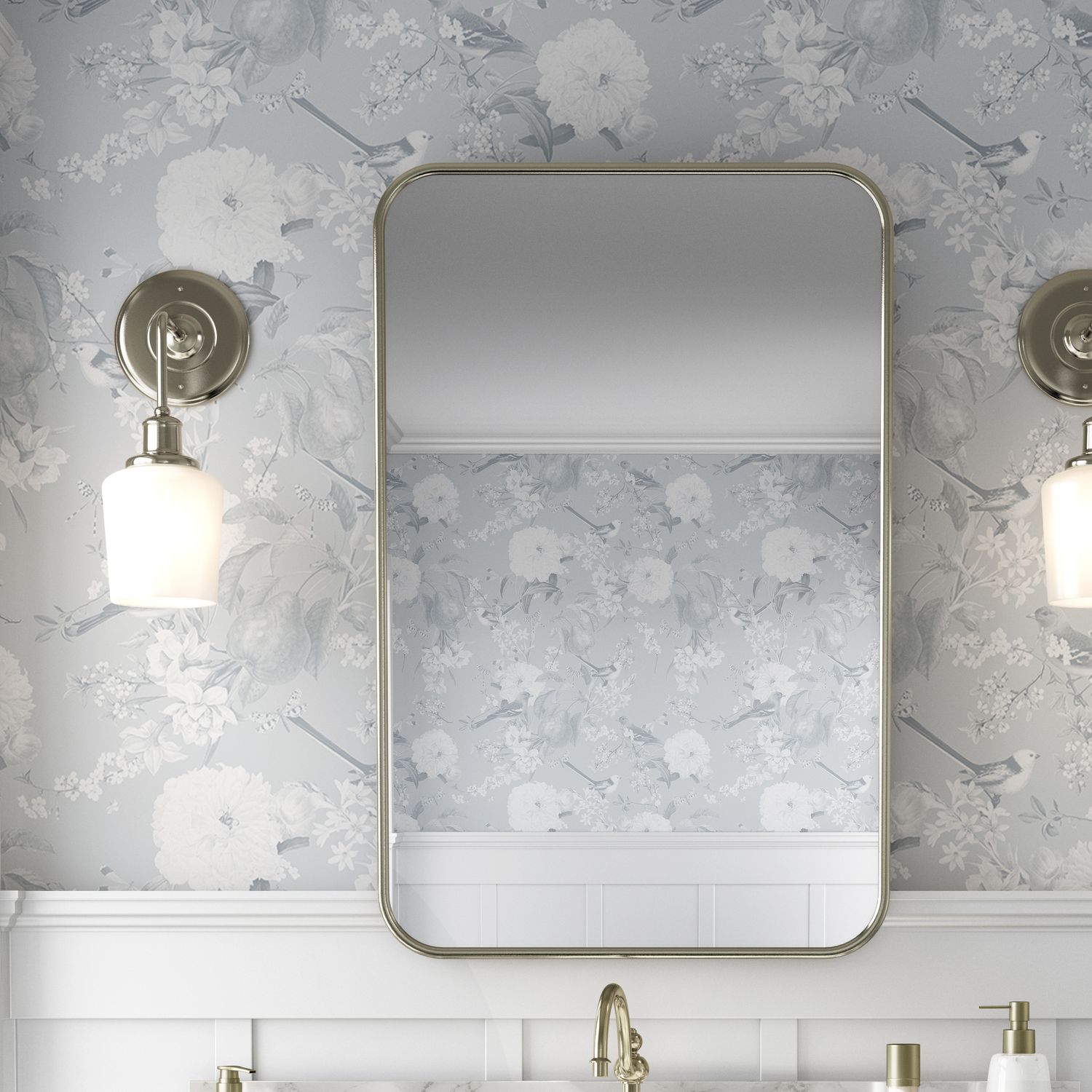 Hamptons Garden Removable Wallpaper