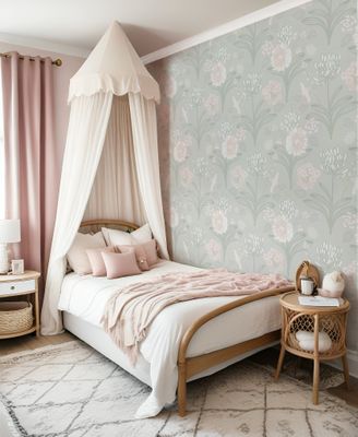 Sage Garden II Removable Wallpaper (colour options)