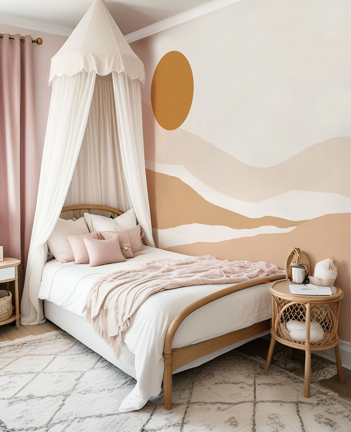 Boho Desert Mural