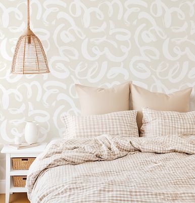 Swirls Removable Wallpaper (colour options)