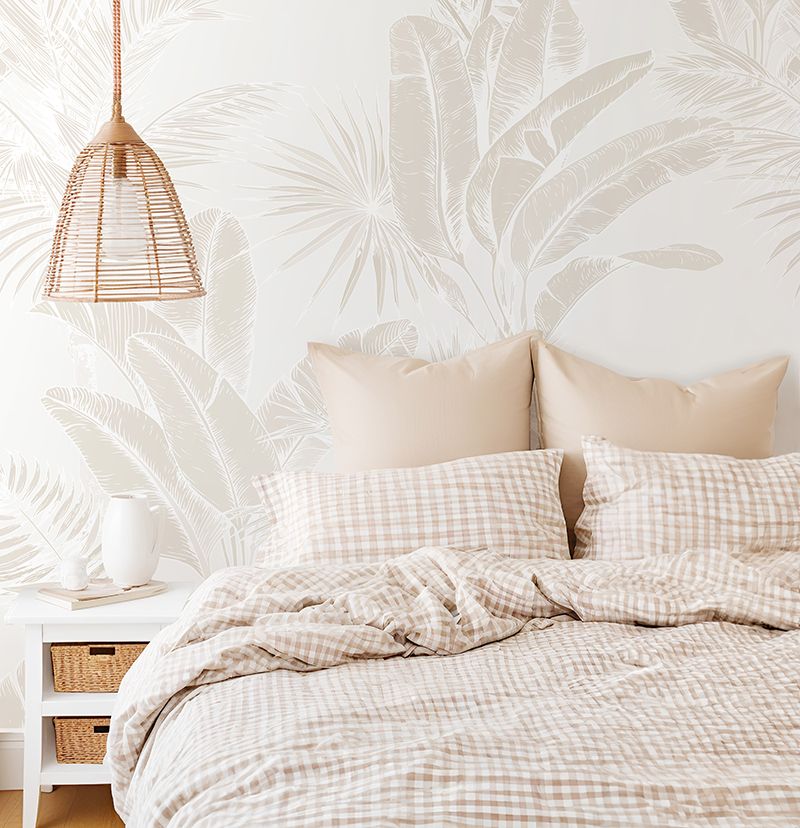Luxe Exotica III Neutral Removable Wallpaper