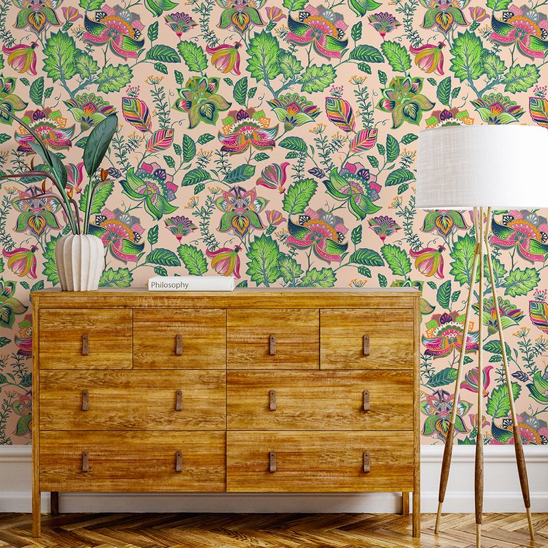Eclectic Paisley Removable Wallpaper