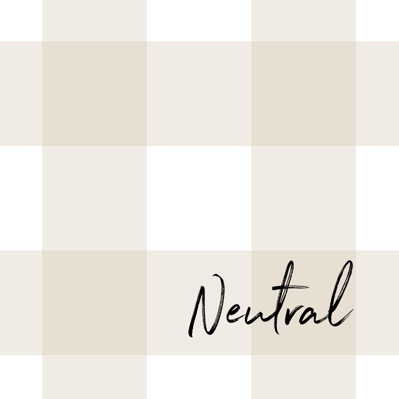 Traditional Gingham Checks XL (any colour) Removable Wallpaper