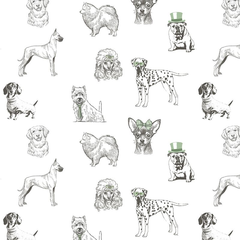 It's a Dog's Life Removable Wallpaper