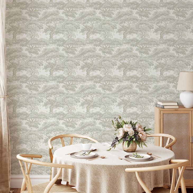Summerland Oaks (various colours) Removable Wallpaper