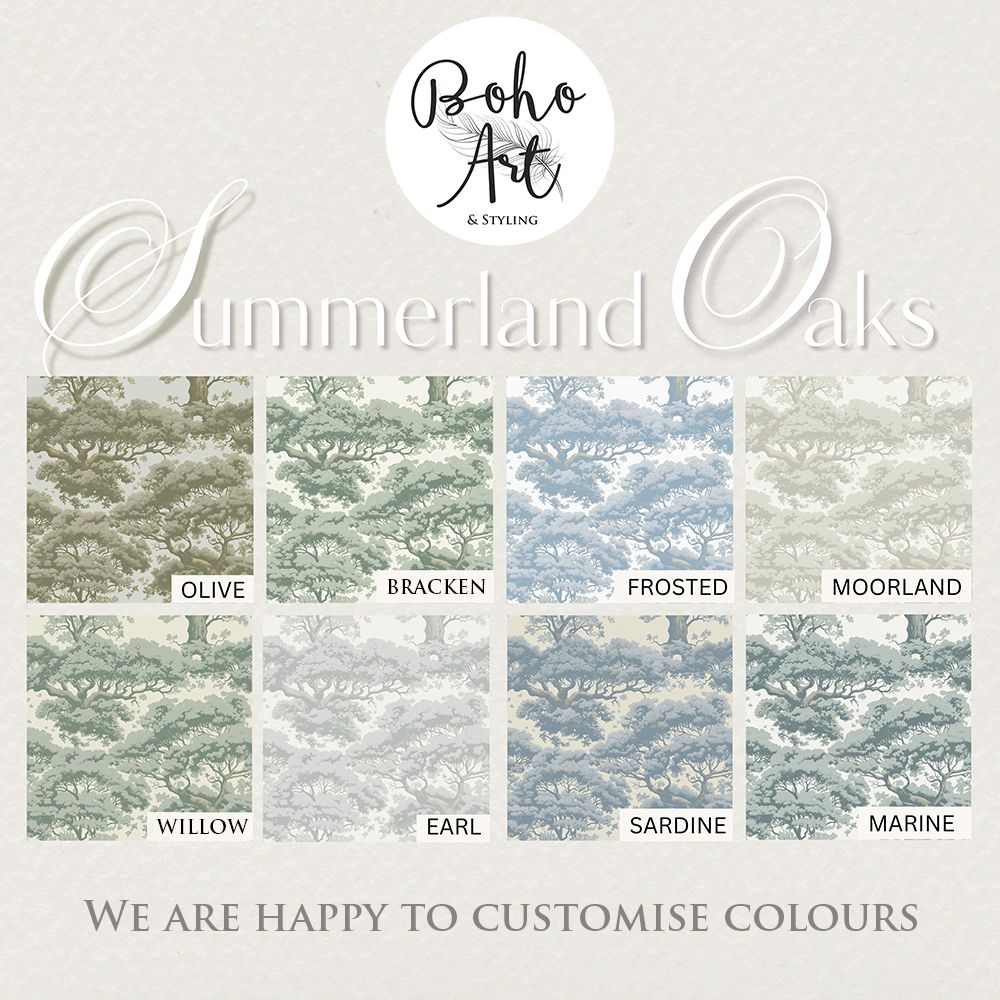 Summerland Oaks (various colours) Removable Wallpaper