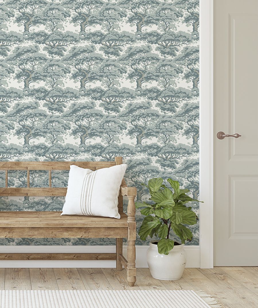 Summerland Oaks (various colours) Removable Wallpaper