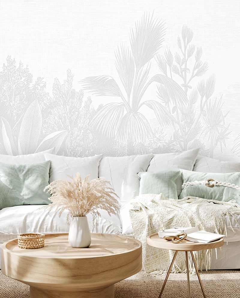 Vintage Tropical Removable Wallpaper (colour options)