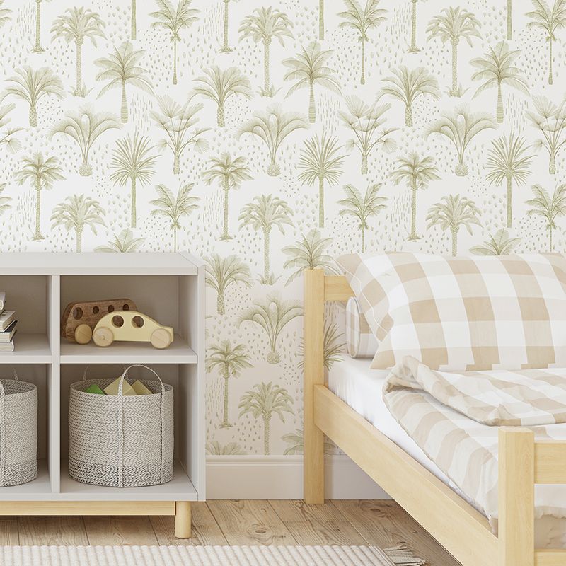 Bronzed Palms (Sage) Removable Wallpaper