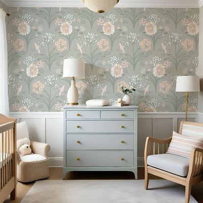 Sage Garden Removable Wallpaper