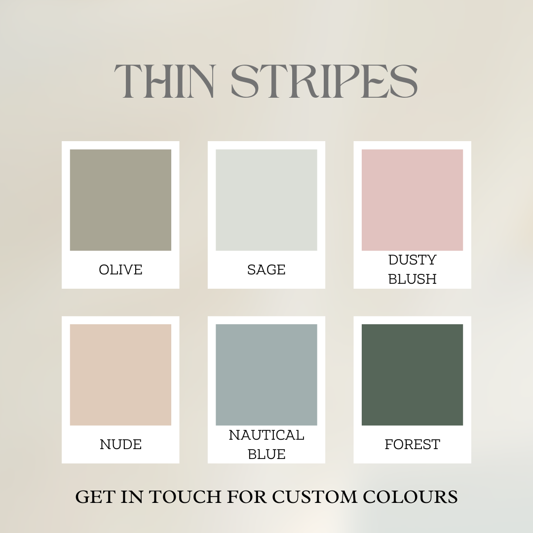 Thin Stripes Removable Wallpaper (colour options)