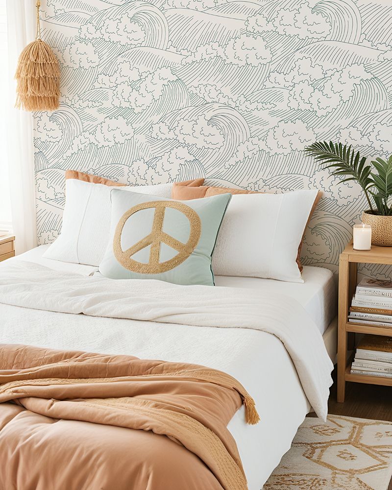 Ocean Waves Removable Wallpaper