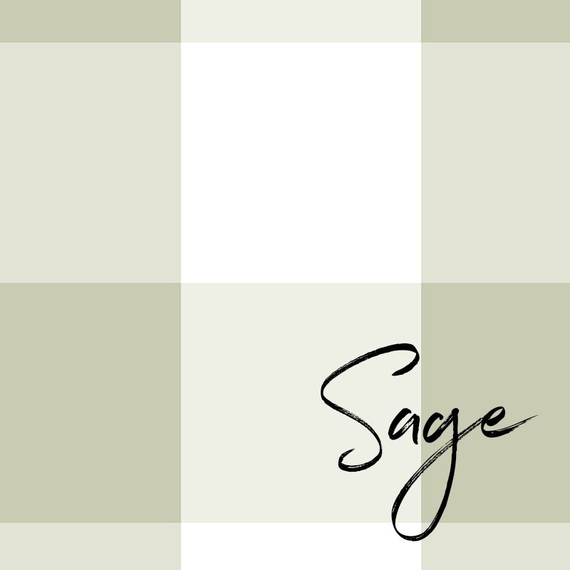 Traditional Gingham Checks Removable Wallpaper (Colour options)