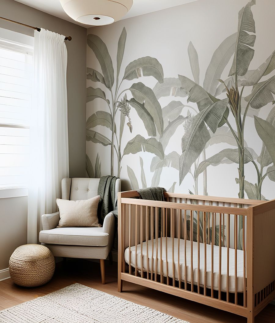Tropical Jungle Mural Removable Wallpaper