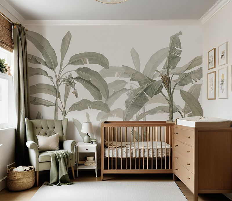 Tropical Jungle Mural Removable Wallpaper
