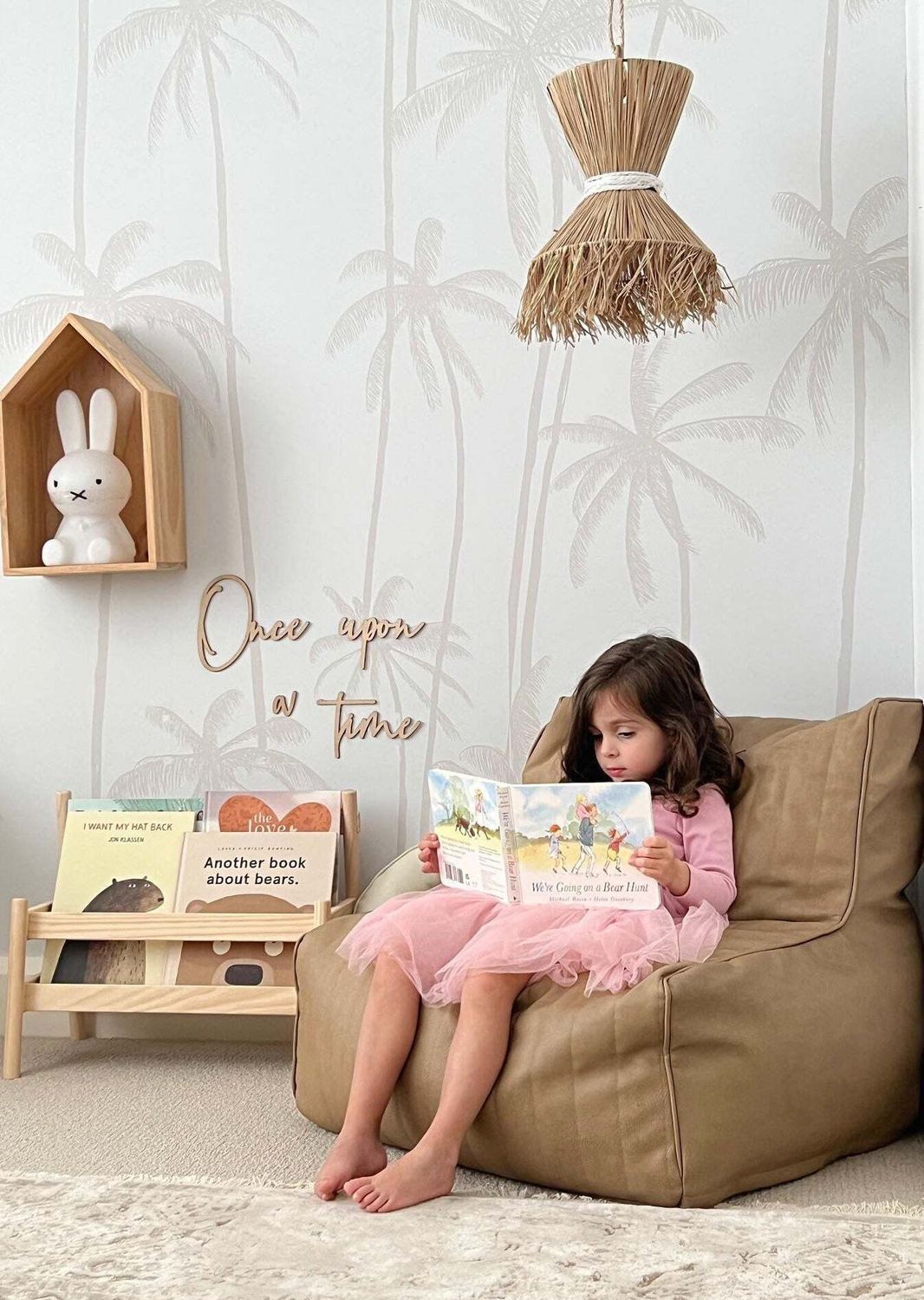 Neutral Palms Removable Wallpaper