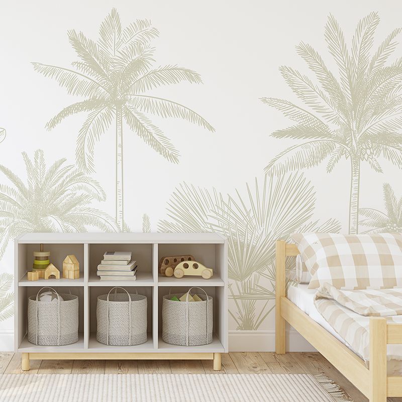 Hamptons Palms II (Olive) Removable Wallpaper