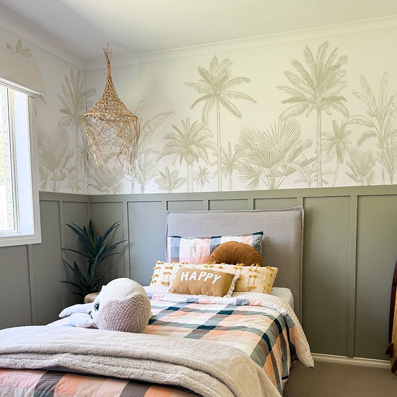 Hamptons Palms II (Olive) Removable Wallpaper