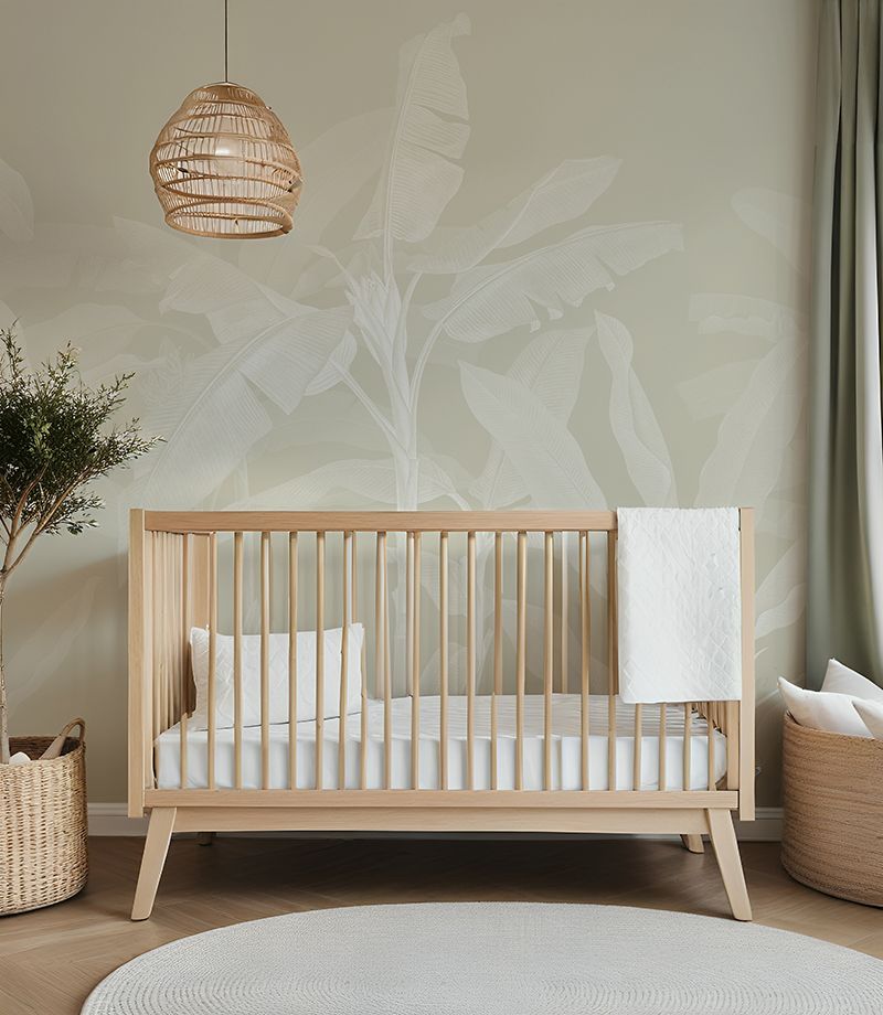 Tropical Jungle Mural (Colours) Removable Wallpaper
