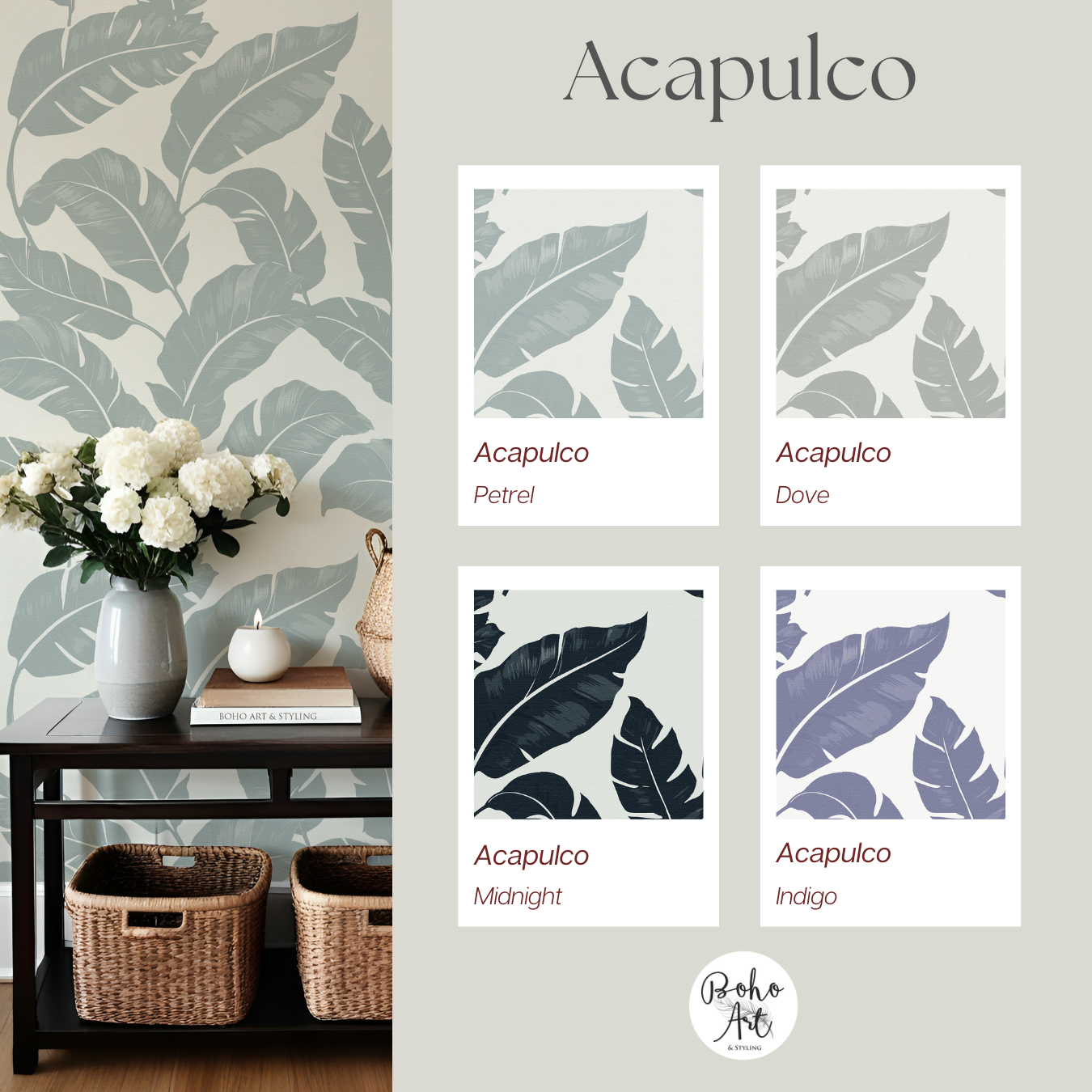 Acapulco (colour & size options)
